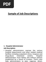 Download Sample of Job Descriptions Ppt by Loresita A Rebong SN59006614 doc pdf