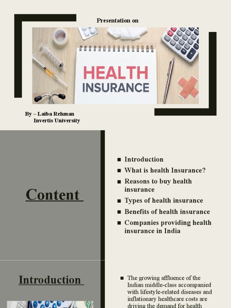 presentation on health insurance