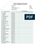 Contoh File Absen Excel PDF Free
