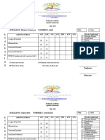 Notas Númericas de Tercer Grado, Segundo Cuatrimestre