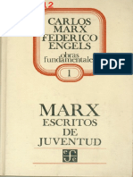 Marx, Carlos - Escritos de Juventud (Ofme, 1, Ed. Fce) (Ocr) (Por Ganz1912)