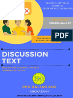 Teaching Material Discussion Text