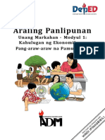 Ap9 - q1 - MODYUL 1 - Kahuluganngekonomikssapang-Araw-Arawnapamumuhay - FINAL07242020