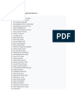 List nama Siswa yang telah mangisi form data Siswa