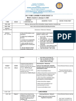 Weekly Home Learning Plan in Grade 7-A Week 6, Quarter 2, January 3-7, 2022