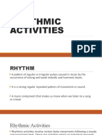Improve Health Through Rhythmic Activities