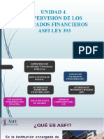 Unidad 4. Supervisión de Los Mercados Financieros Asfi Ley 393