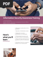 Information Security Awareness Training 2022