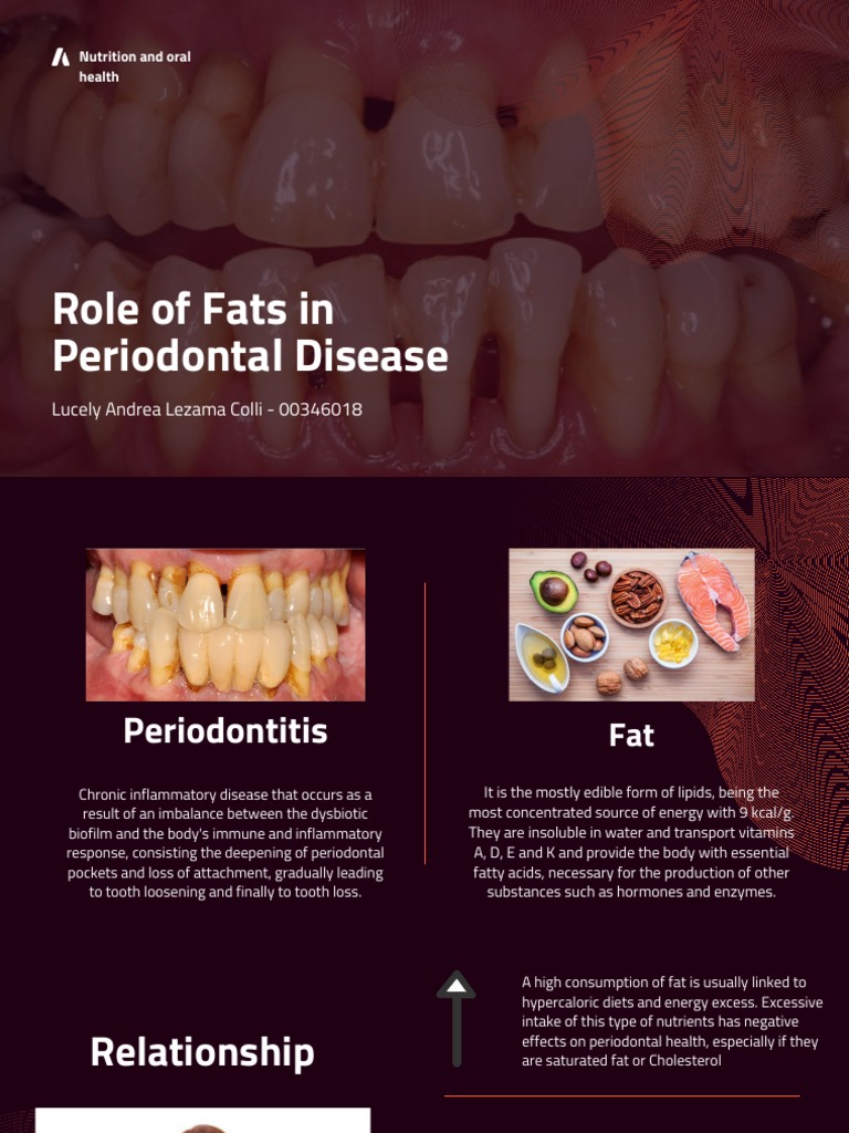 Impact of Fats on Periodontal Health | PDF | Fat | Diet & Nutrition