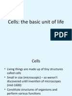 Cells - The Basic Unit of Life