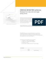 Dinova Boss Mix Antenna: Building Fronts, Balconies and Single-Family Homes
