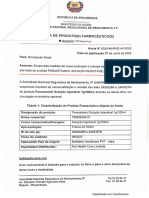 002.alerta de Paracetamol Injectavel