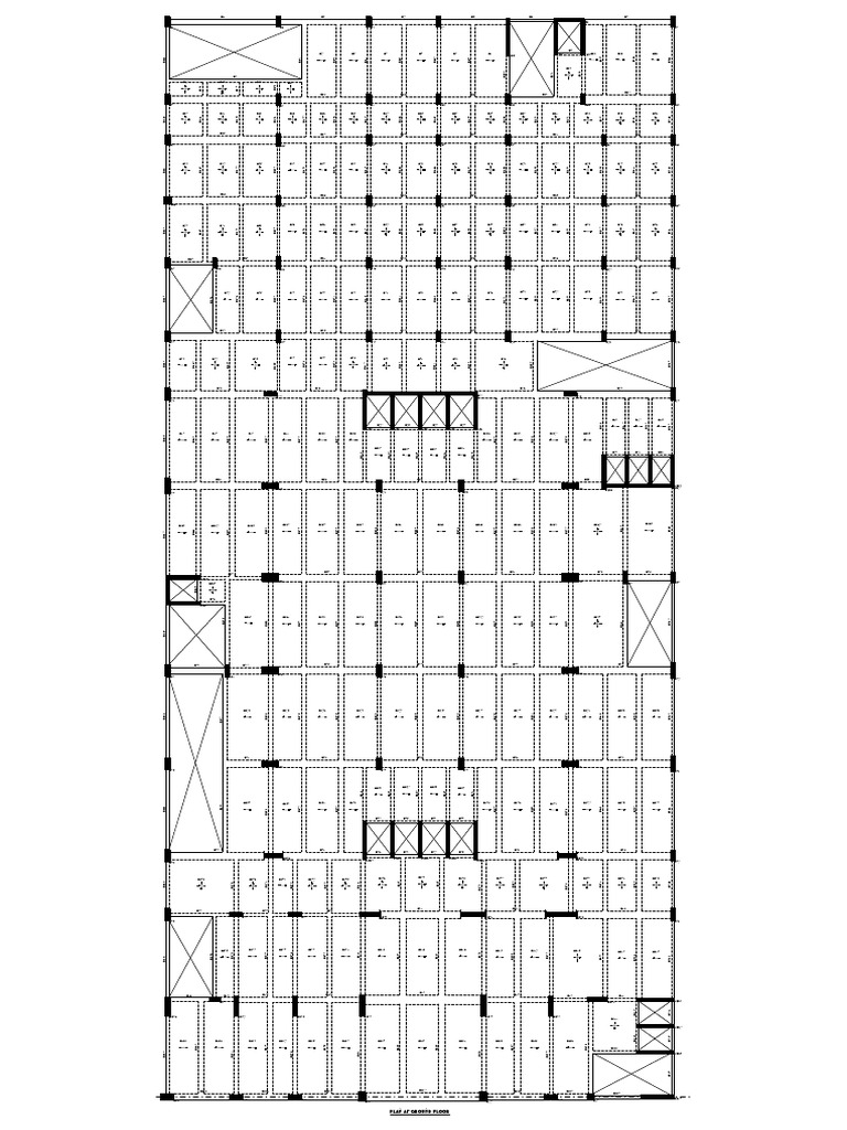 Ground Floor Level Slab Marked & ScheduleModel PDF