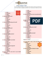 Chakra Balance Quiz Results