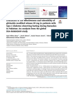 Evaluation of The Effectiveness and Tolerability of Glicazide During Ramadan