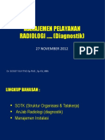 Manajemen Pelayanan Radiologi