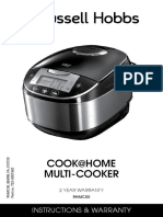 Cook@Home Multi-Cooker: Instructions & Warranty