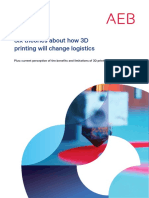 Six Theories About How 3D Printing Will Change Logistics: White Paper