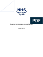 CLINICAL GOVERNANCE REPORT 2009-2010