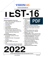 16 Vision (E) Prelims Test 2022