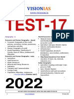 17 Vision (E) Prelims Test 2022