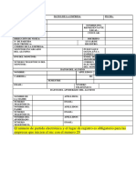 Ficha de datos para ubicacion