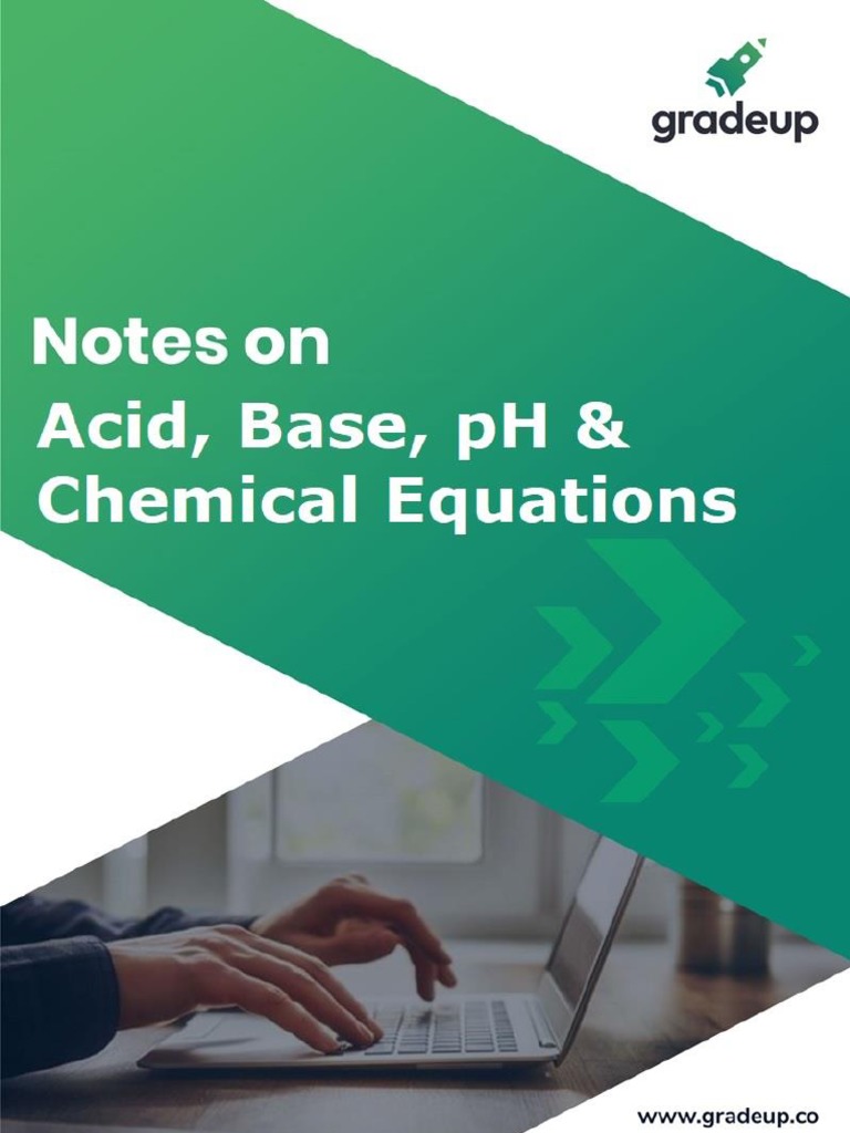Acids Bases PH and Chemical Reactions Hindi Updated 17 PDF