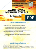 Unit 1 Number Patterns