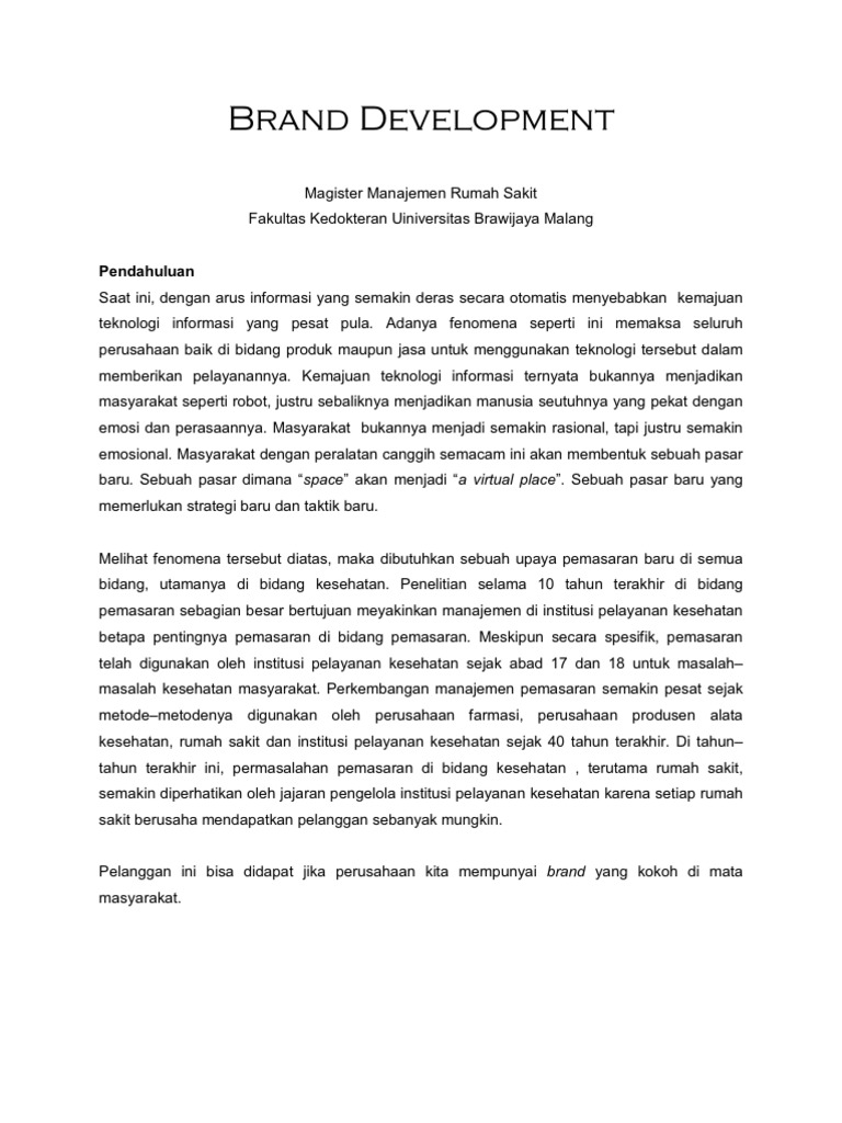Brand Development | PDF