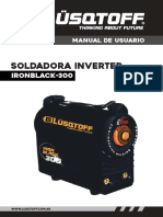 Manual de usuario soldadora inverter Ironblack-300