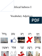 Biblical Hebrew I 3 ADJETIV