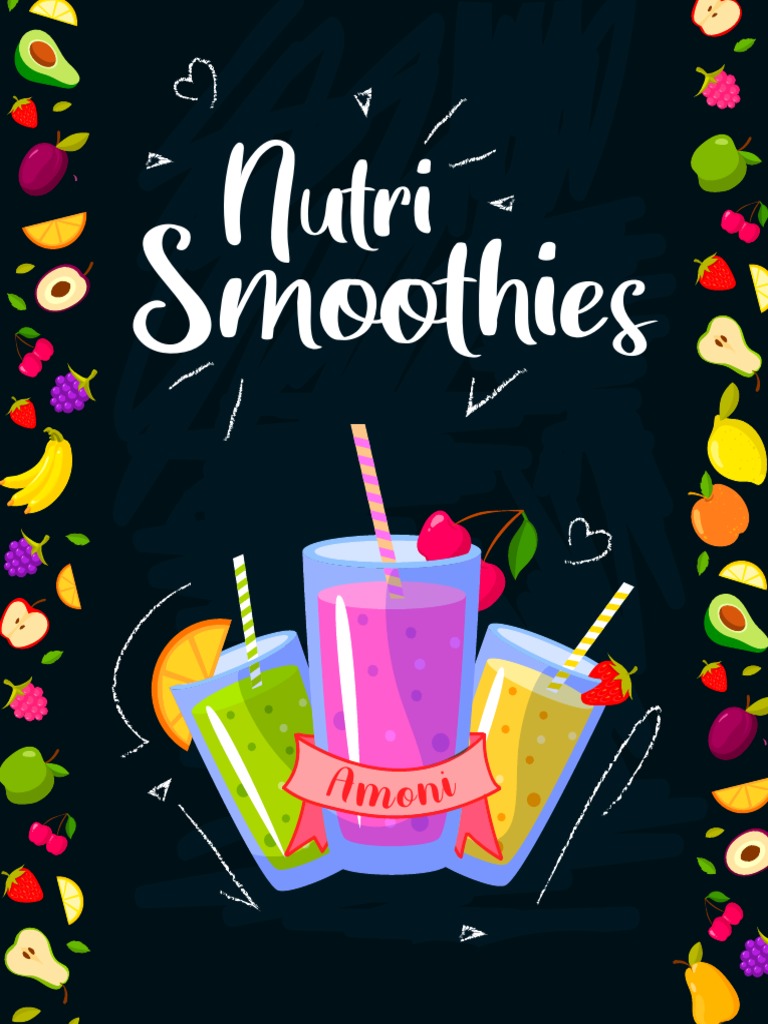 Recetas de Nutri Smoothies Amoni | PDF | Zalamero | Alimentos