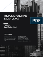 Proposal Badan Usaha PT Menengah Officenow Bpk. Mashari Budi