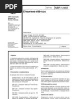 NBR 12483 - 1992 - Chuveiros Elétricos