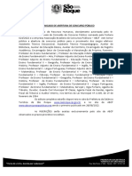 Concurso público municipal com 40 vagas