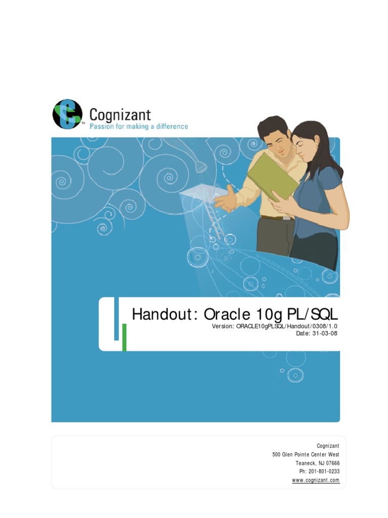 Handout Oracle 10g PLSQL v1.0 | PDF