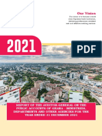 Report of The Auditor-General On The Public Accounts of Ghana - Ministries, Departments and Other Agencies For The Year Ended 31 December 2021