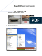 Procedure of Biolyte 2000 Transfer Data To Computer