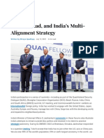 BRICS, Quad, and India's Multi-Alignment Strategy - South Asian Voices