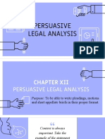 Persuasive Legal Analysis