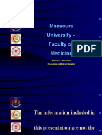 Mansoura University - Faculty of Medicine: Mansoura - Manchester Programme For Medical Education