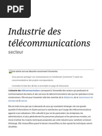 Industrie Des Télécommunications — Wikipédia