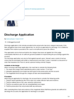 Discharge Application under CrPC 227/245 | PDF | Magistrate | Arrest