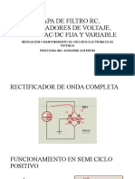 Reguladores de Voltaje y Fuente Ac DC