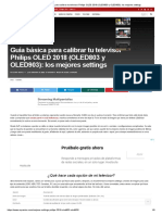 Guía Básica para Calibrar Tu Televisor Philips OLED 2018 (OLED803 y OLED903) - Los Mejores Settings