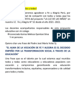 Exposicion de Las Diapositivas Del Proyecto La Luz de Las Niñas