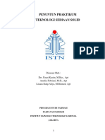 Penuntun Praktikum Teknologi Sediaan Solid