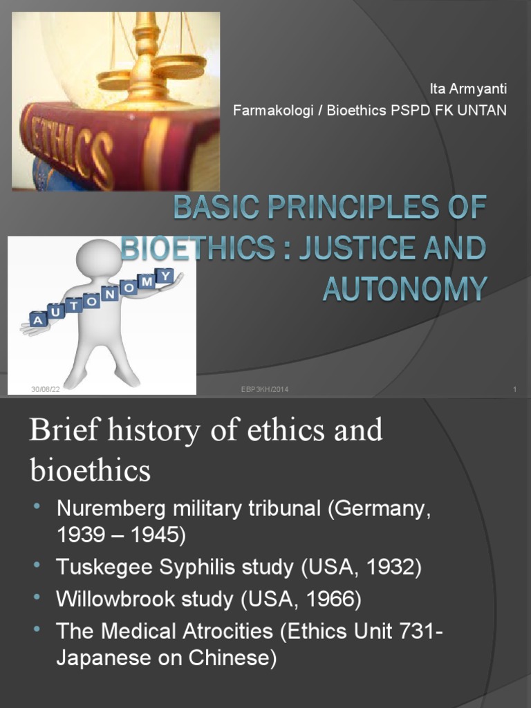 Basic Principles of Bioethics2014 PDF Autonomy Bioethics