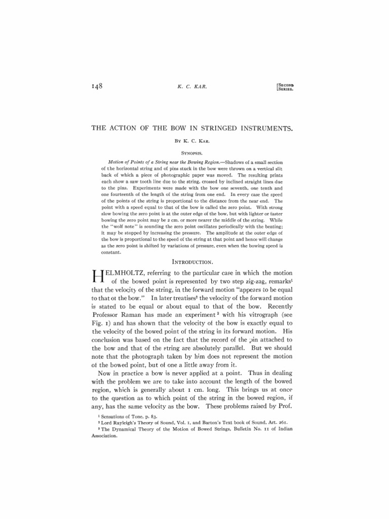 Kar 1922 PDF String Instruments Oscillation