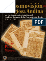 Polia, Mario - La Cosmovisión Religiosa Andina en Los Documentos Del Archivo Romano de La Compañía de Jesús